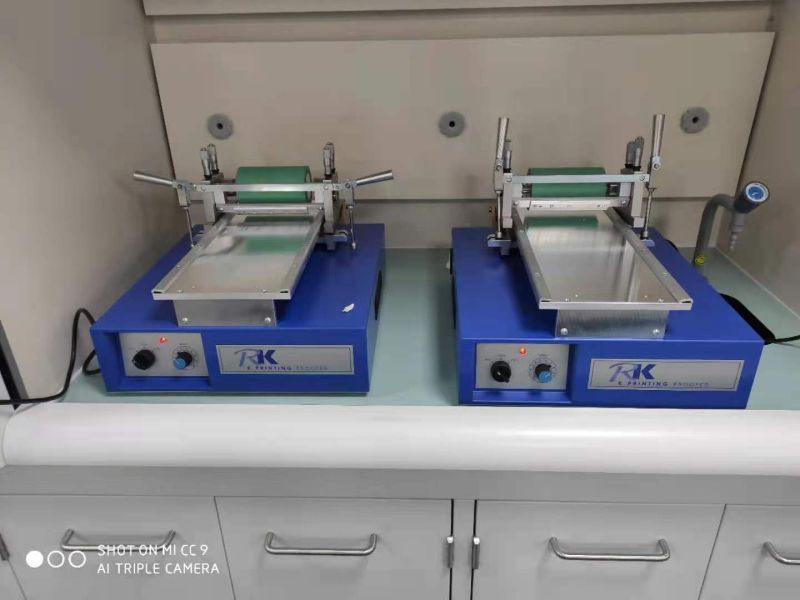 印刷廠使用RK涂布機進(jìn)行膠印和凹印實驗